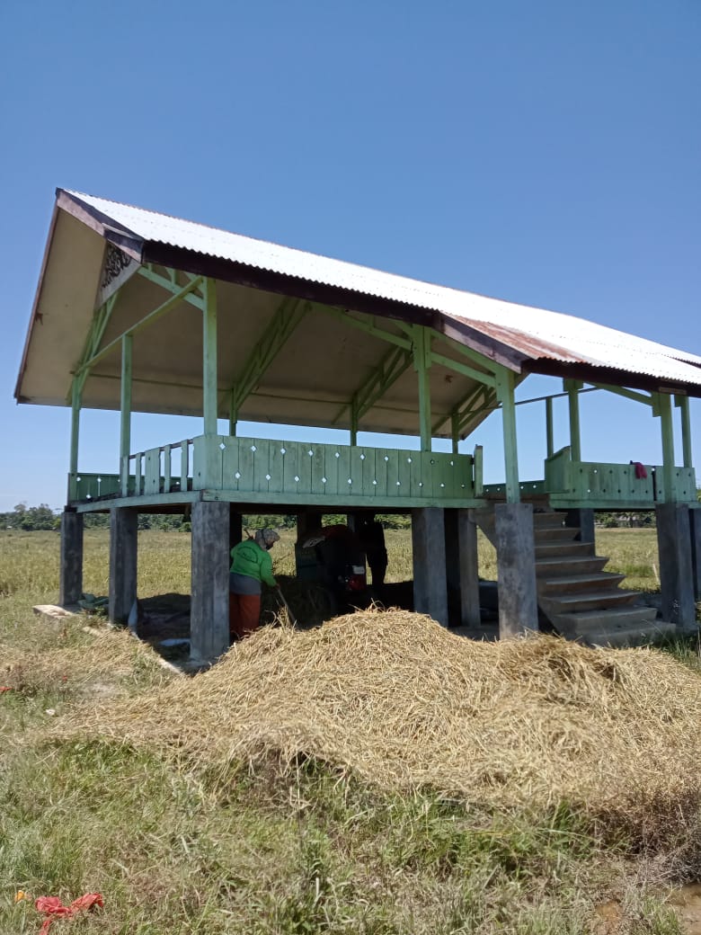 saung petani gampong alue on tahun anggaran 2021